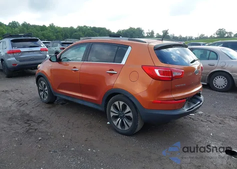 2011 Kia Sportage Sx из США, поврежденный, VIN KNDPCCA67B7168254